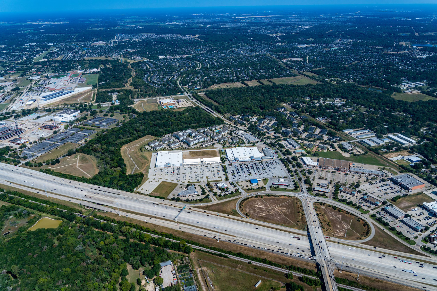 Cypress Marketplace Aerial Retail